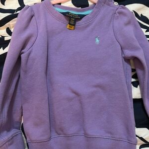 Purple Polo Ralph Lauren girls sweater